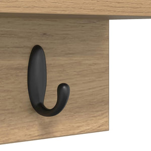 Τοίχου Κρεμάστρα Επιτοίχιο Artisan Oak 40 x 10,5 x 18 εκ - Pakobazaar