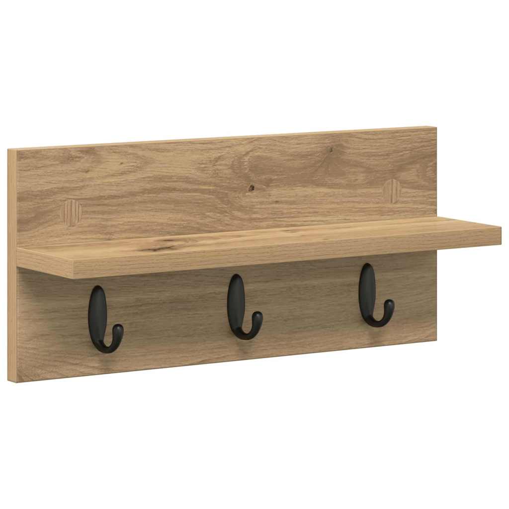 Τοίχου Κρεμάστρα Επιτοίχιο Artisan Oak 40 x 10,5 x 18 εκ