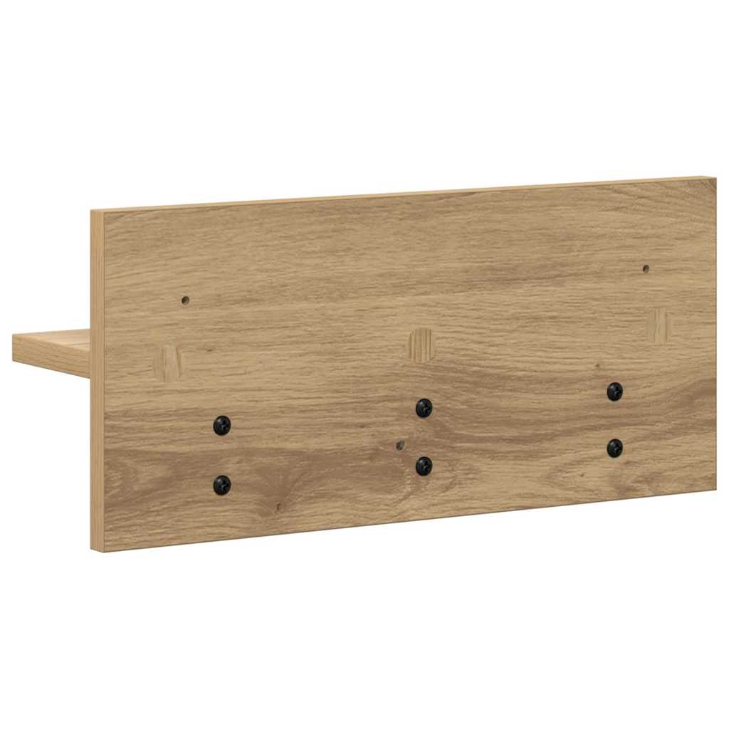 Τοίχου Κρεμάστρα Επιτοίχιο Artisan Oak 40 x 10,5 x 18 εκ