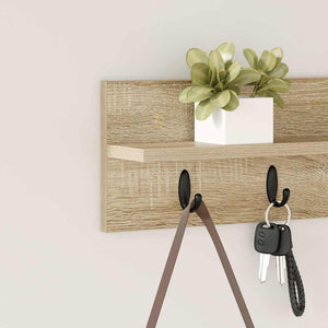 Τοίχου Κρεμάστρα Επιτοίχιο Δρύς Sonoma 60 x 10,5 x 18 εκ - Pakobazaar