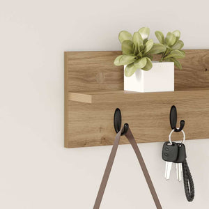 Τοίχου Κρεμάστρα Επιτοίχιο Artisan Oak 60 x 10,5 x 18 εκ - Pakobazaar