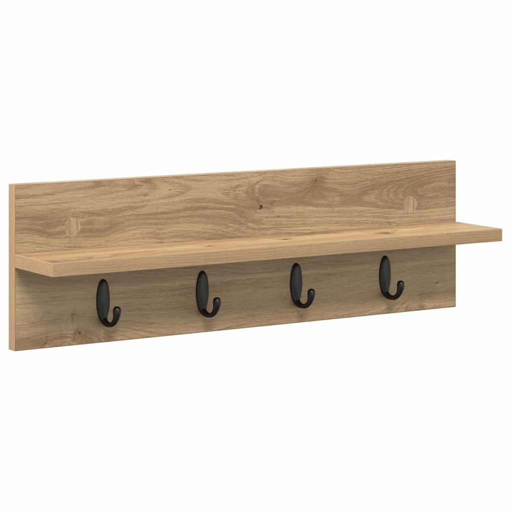 Τοίχου Κρεμάστρα Επιτοίχιο Artisan Oak 60 x 10,5 x 18 εκ - Pakobazaar