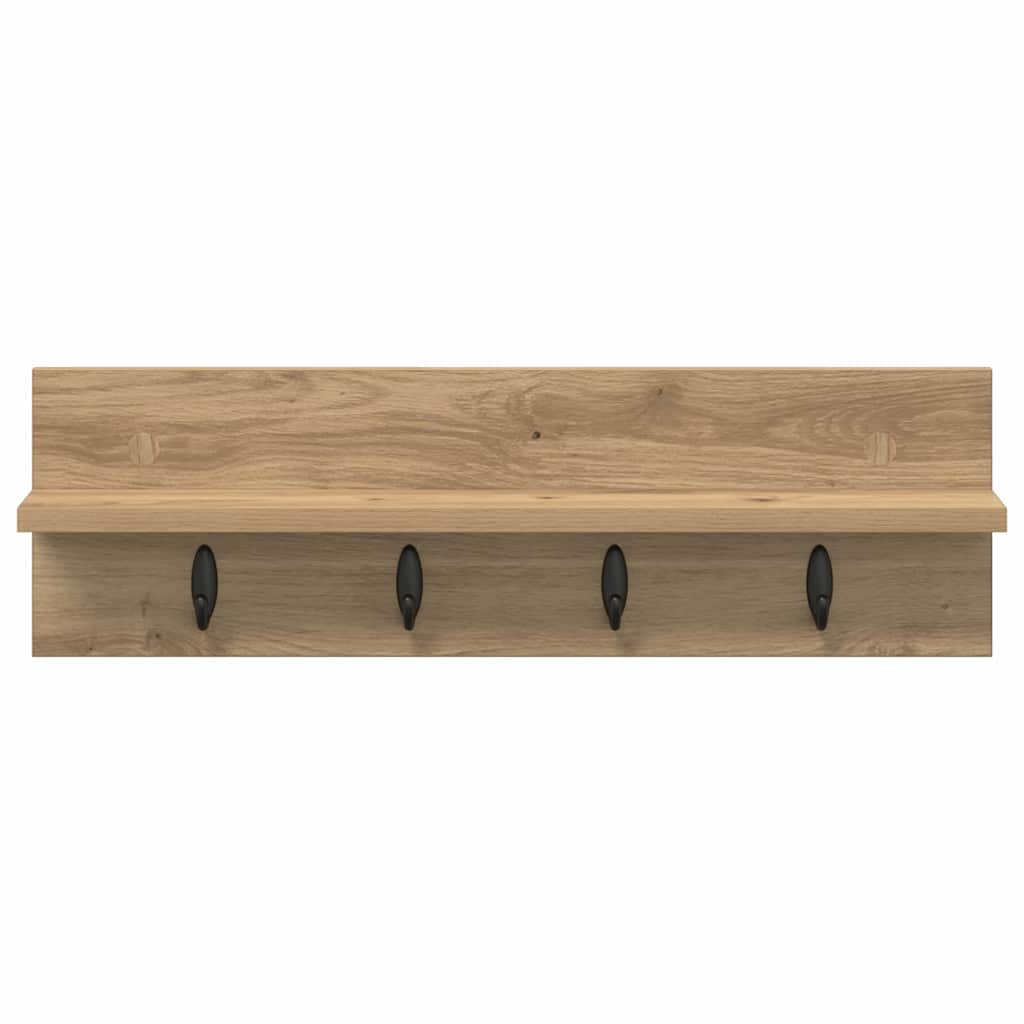 Τοίχου Κρεμάστρα Επιτοίχιο Artisan Oak 60 x 10,5 x 18 εκ - Pakobazaar