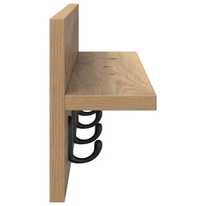 Τοίχου Κρεμάστρα Επιτοίχιο Artisan Oak 60 x 10,5 x 18 εκ - Pakobazaar