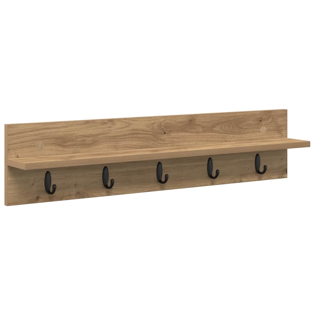 Τοίχου Κρεμάστρα Επιτοίχιο Artisan Oak 80 x 10,5 x 18 εκ - Pakobazaar