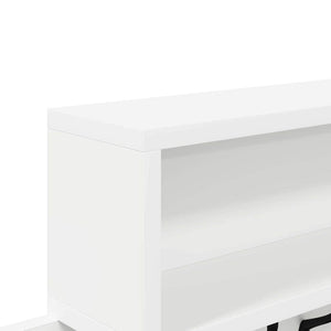 Τοίχου Κρεμάστρα Λευκό 100 x 12 x 43,5 εκ Επεξεργασμένο ξύλο - Pakobazaar