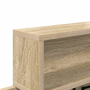 Τοίχου Κρεμάστρα με ράφι Δρύς Sonoma 100 x 12 x 43,5 εκ - Pakobazaar