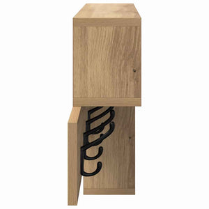 Τοίχου Κρεμάστρα με ράφι Artisan Oak 100 x 12 x 43,5 εκ - Pakobazaar