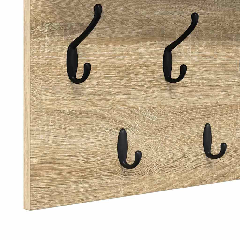 Τοίχου Κρεμάστρα Δρύς Sonoma 60 x 40 x 12 cm Επεξεργασμένο ξύλο - Pakobazaar