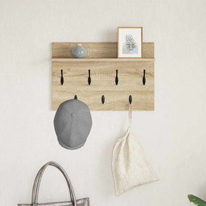 Τοίχου Κρεμάστρα Δρύς Sonoma 60 x 40 x 12 cm Επεξεργασμένο ξύλο - Pakobazaar