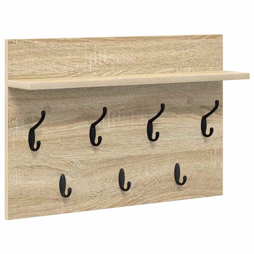 Τοίχου Κρεμάστρα Δρύς Sonoma 60 x 40 x 12 cm Επεξεργασμένο ξύλο - Pakobazaar