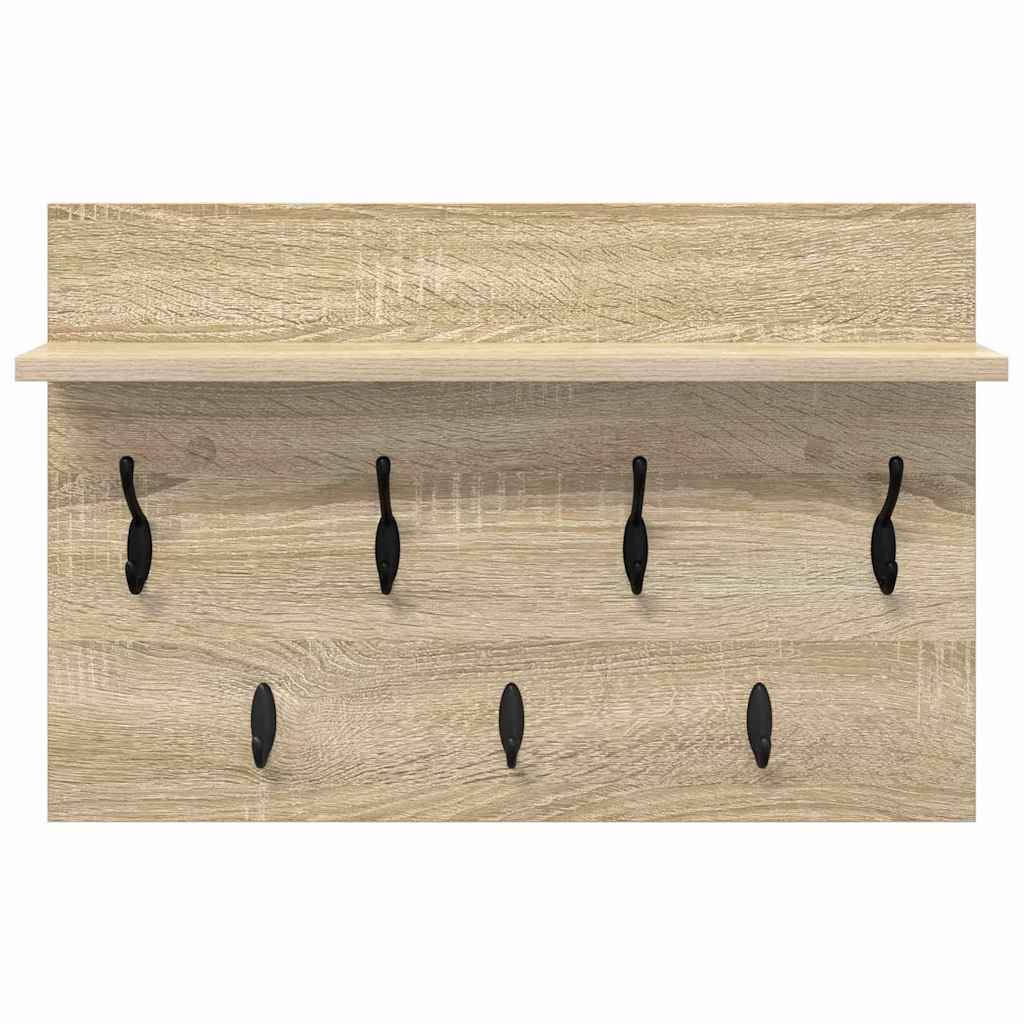 Τοίχου Κρεμάστρα Δρύς Sonoma 60 x 40 x 12 cm Επεξεργασμένο ξύλο - Pakobazaar