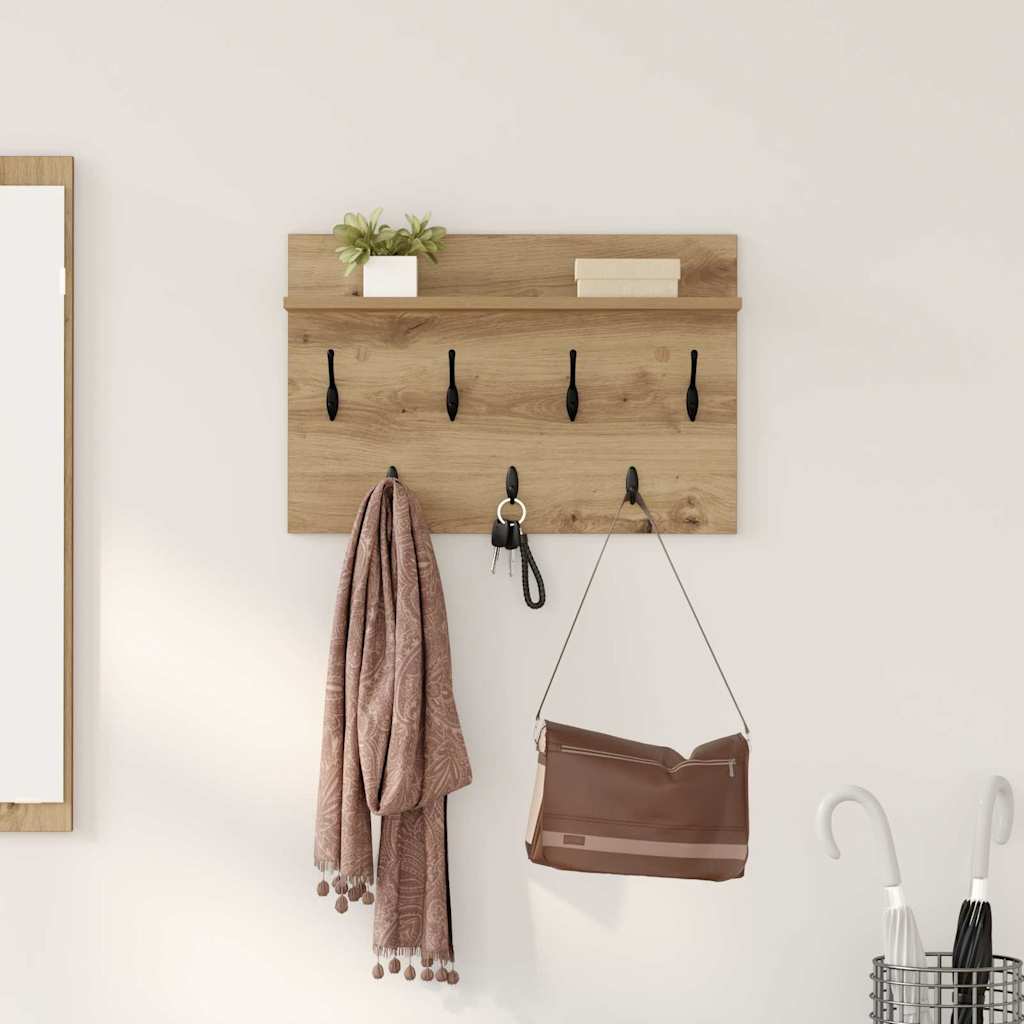 Τοίχου Κρεμάστρα Artisan Oak 60 x 40 x 12 cm Επεξεργασμένο ξύλο - Pakobazaar