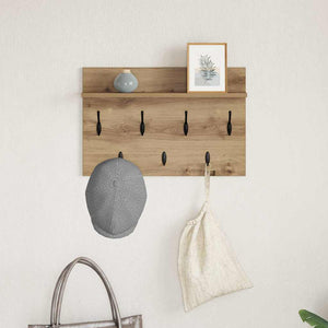 Τοίχου Κρεμάστρα Artisan Oak 60 x 40 x 12 cm Επεξεργασμένο ξύλο - Pakobazaar