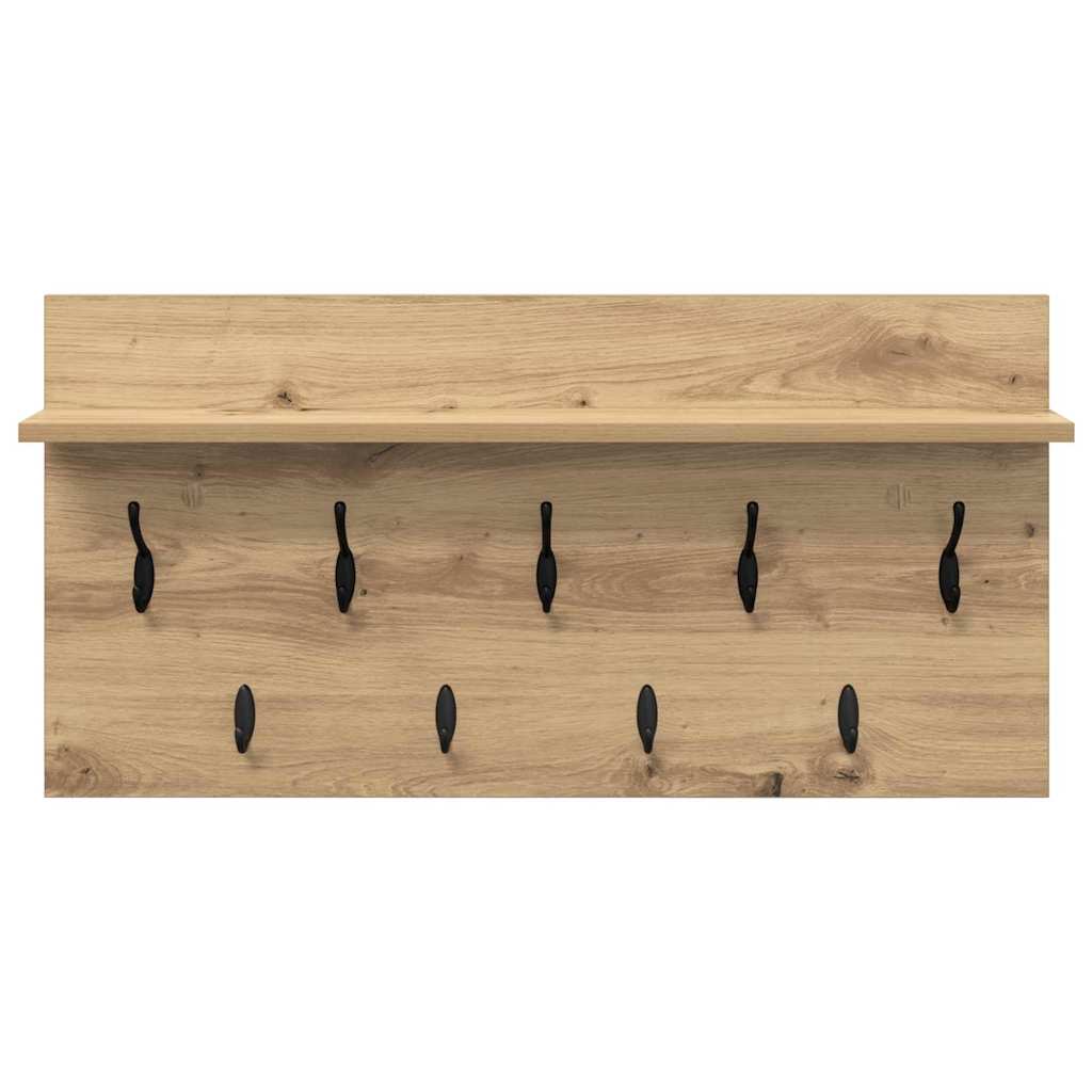 Τοίχου Κρεμάστρα Artisan Oak 80 x 40 x 12 cm Επεξεργασμένο ξύλο - Pakobazaar