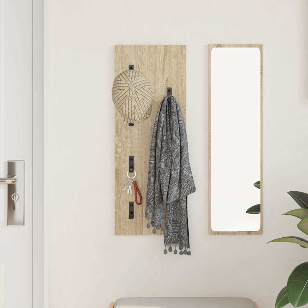 Τοίχου Κρεμάστρα Επιτοίχιο Δρύς Sonoma 30 x 1,5 x 80 εκ. - Pakobazaar
