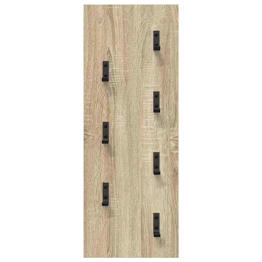 Τοίχου Κρεμάστρα Επιτοίχιο Δρύς Sonoma 30 x 1,5 x 80 εκ. - Pakobazaar
