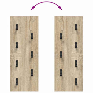Τοίχου Κρεμάστρα Επιτοίχιο Δρύς Sonoma 30 x 1,5 x 80 εκ. - Pakobazaar