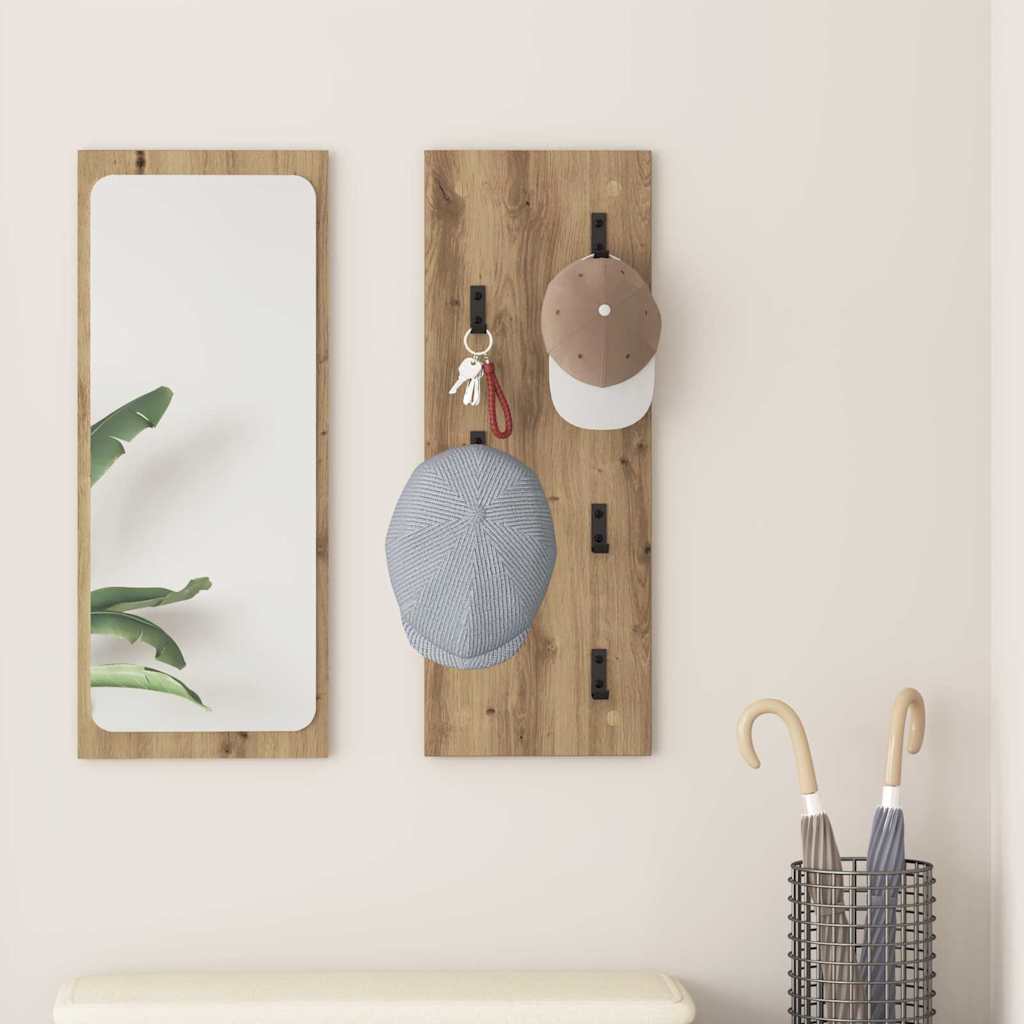 Τοίχου Κρεμάστρα Επιτοίχιο Artisan Oak 30 x 1,5 x 80 εκ. - Pakobazaar