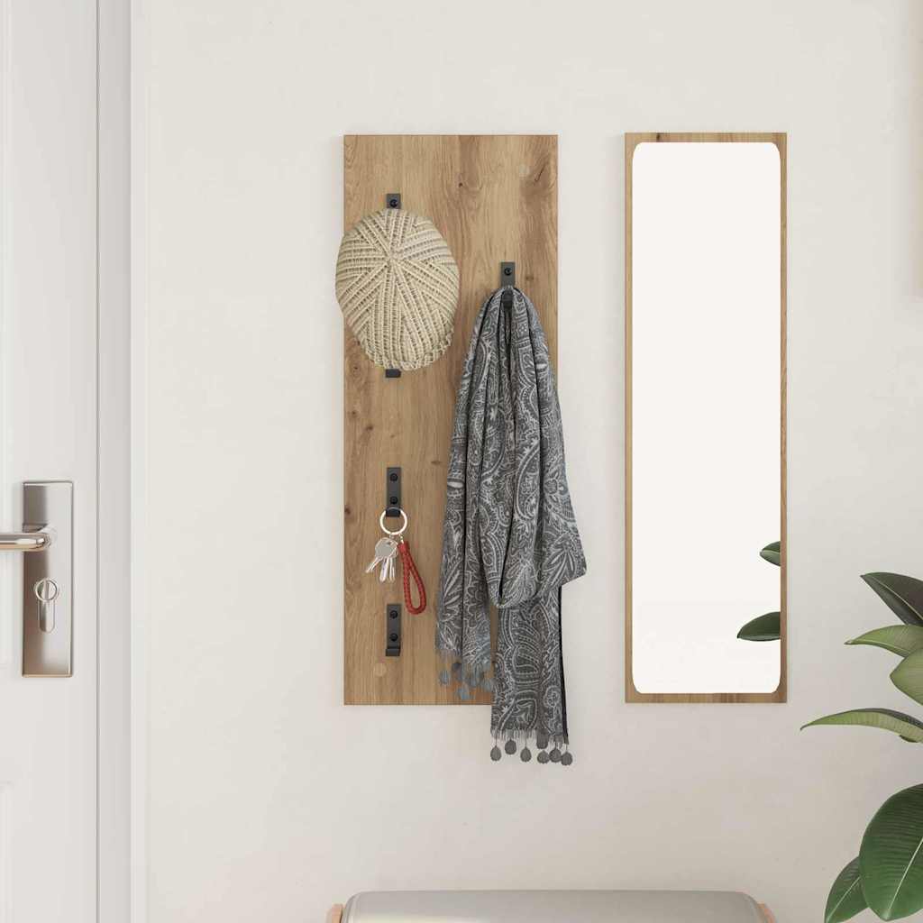 Τοίχου Κρεμάστρα Επιτοίχιο Artisan Oak 30 x 1,5 x 80 εκ. - Pakobazaar