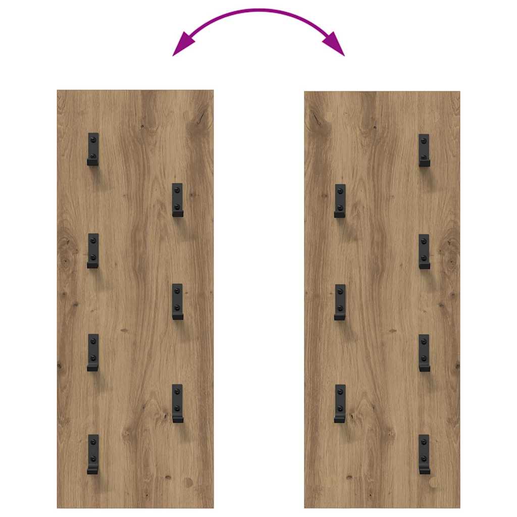 Τοίχου Κρεμάστρα Επιτοίχιο Artisan Oak 30 x 1,5 x 80 εκ. - Pakobazaar