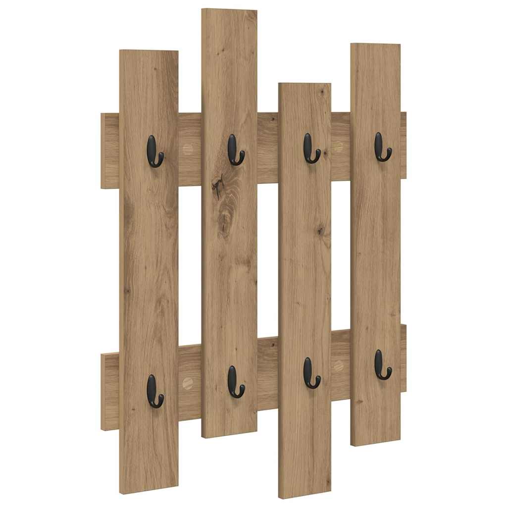 Τοίχου Κρεμάστρα Artisan Oak 60 x 3 x 82 εκ. Επεξεργασμένο ξύλο