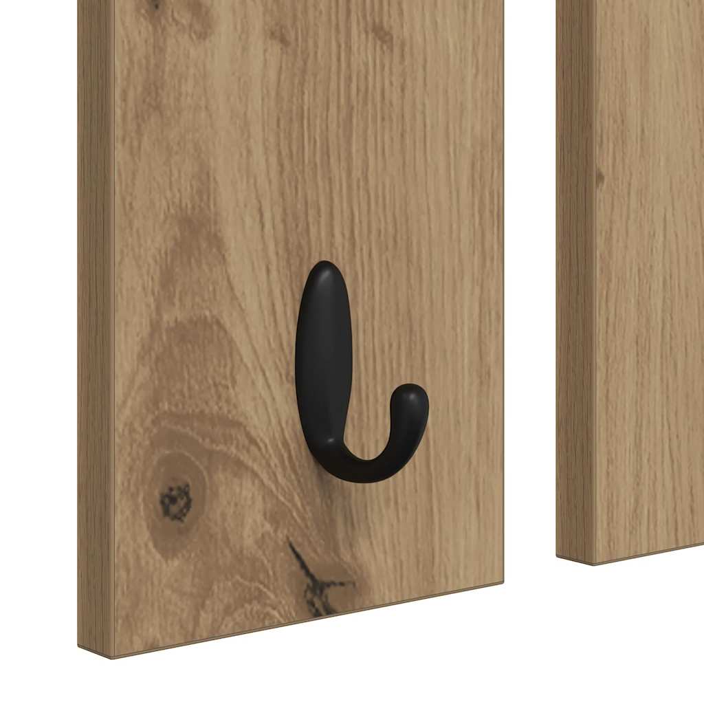 Τοίχου Κρεμάστρα με ράφι artisan δρυς 85 x 10 x 45 εκ. - Pakobazaar