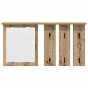 Τοίχου Κρεμάστρα με ράφι artisan δρυς 85 x 10 x 45 εκ. - Pakobazaar