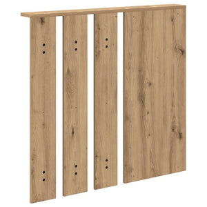 Τοίχου Κρεμάστρα με ράφι artisan δρυς 84 x 10 x 80 εκ. - Pakobazaar