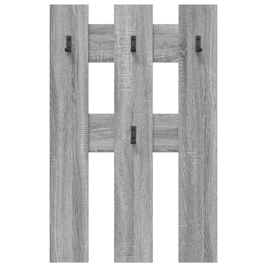 Τοίχου Κρεμάστρα Επιτοίχιο Γκρίζο Σονομα 65 x 3 x 100 εκ.