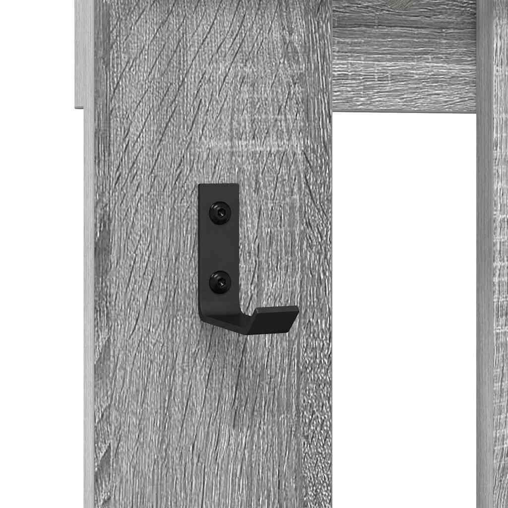 Τοίχου Κρεμάστρα Επιτοίχιο Γκρίζο Σονομα 100 x 10 x 100 εκ.