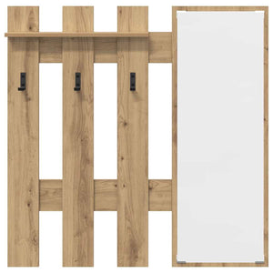 Τοίχου Κρεμάστρα Επιτοίχιο Artisan Oak 100 x 10 x 100 εκ. - Pakobazaar