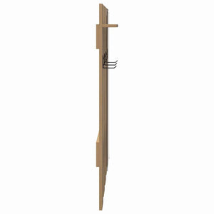 Τοίχου Κρεμάστρα Επιτοίχιο Artisan Oak 100 x 10 x 100 εκ. - Pakobazaar
