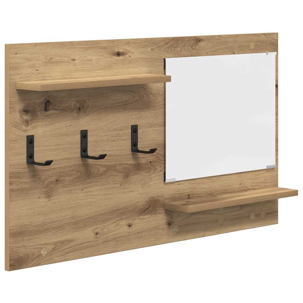Τοίχου Κρεμάστρα με ράφι Επιτοίχιο Artisan Oak 90 x 10 x 50 εκ.