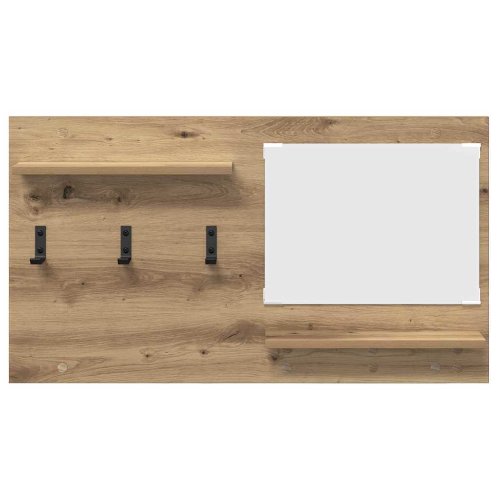 Τοίχου Κρεμάστρα με ράφι Επιτοίχιο Artisan Oak 90 x 10 x 50 εκ.