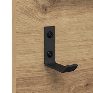 Τοίχου Κρεμάστρα με ράφι Επιτοίχιο Artisan Oak 70 x 10 x 90 εκ. - Pakobazaar