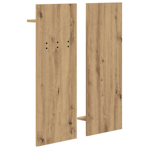 Τοίχου Κρεμάστρα με ράφι Επιτοίχιο Artisan Oak 70 x 10 x 90 εκ. - Pakobazaar
