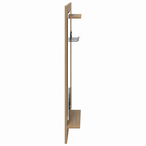 Τοίχου Κρεμάστρα με ράφι Επιτοίχιο Artisan Oak 70 x 10 x 90 εκ. - Pakobazaar