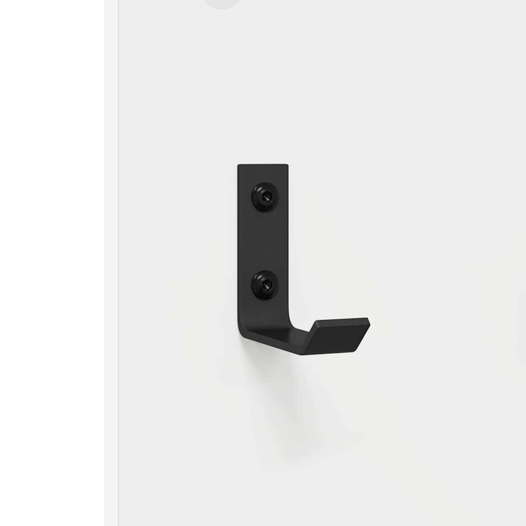 Τοίχου Κρεμάστρα Λευκό 96 x 1,5 x 90 εκ Επεξεργασμένο ξύλο