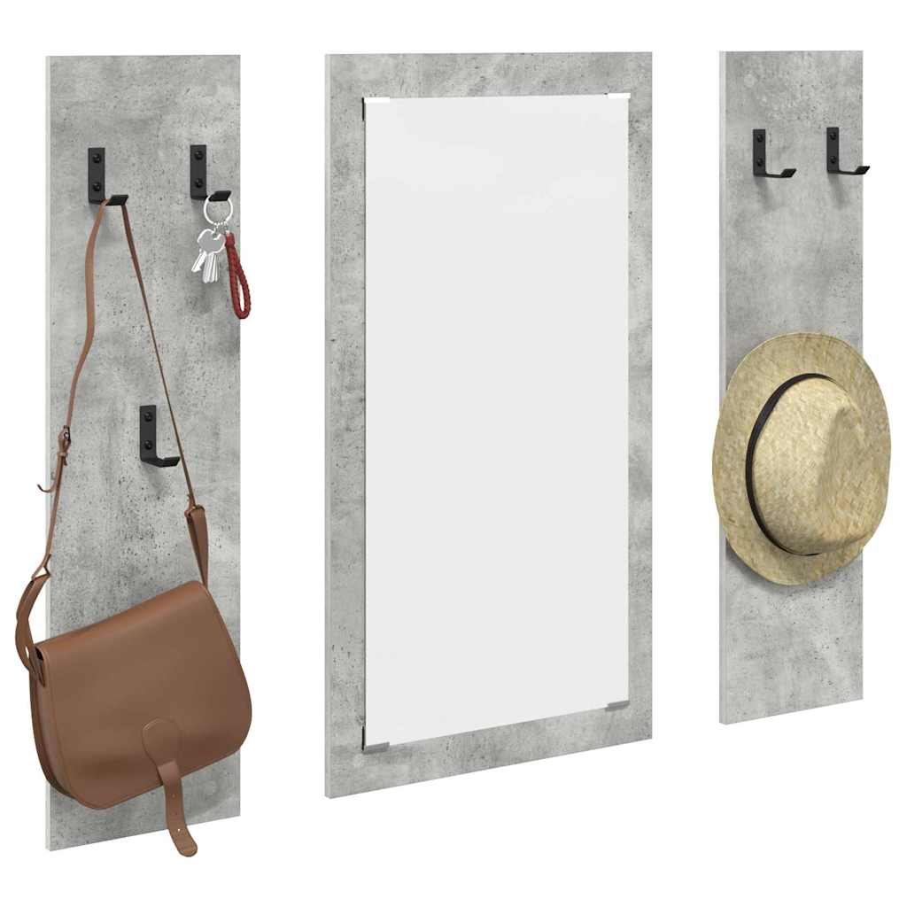 Τοίχου Κρεμάστρα Επιτοίχιο Σκυρόδεμα Γκρι 96 x 1,5 x 90 εκ