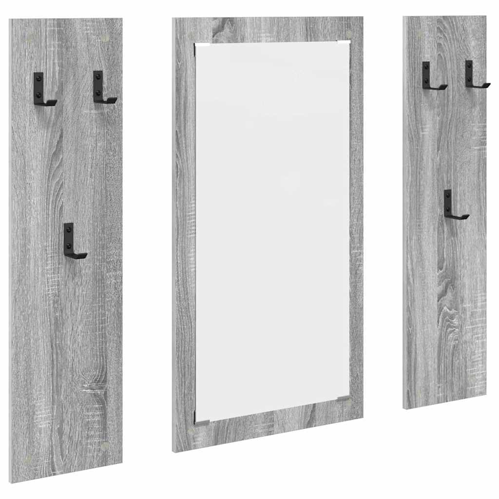 Τοίχου Κρεμάστρα Επιτοίχιο Γκρίζο Σονομα 96 x 1,5 x 90 εκ