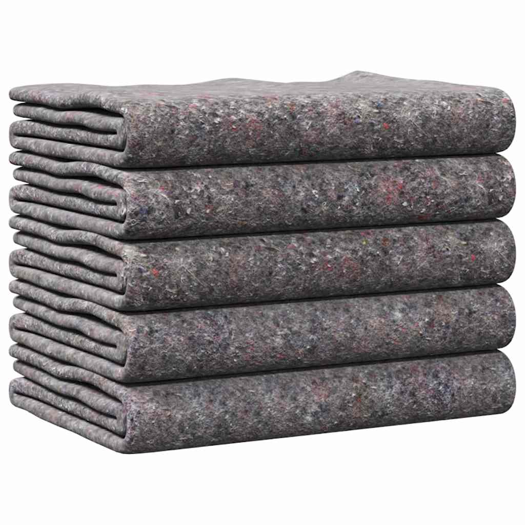 Κουβέρτες Μετακόμισης 5 pcs Γκρι 150 x 200 cm ύφασμα - Pakobazaar