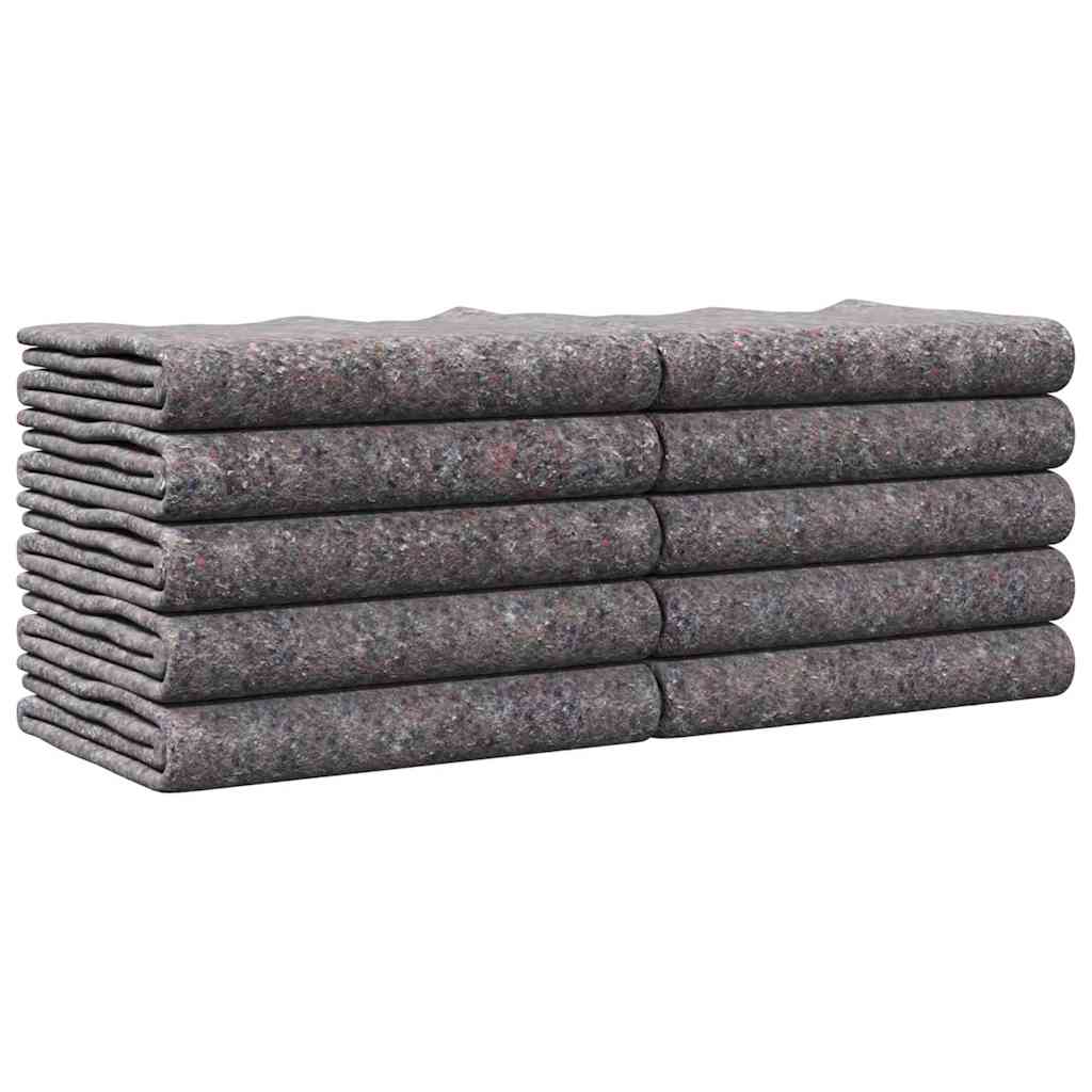 Κουβέρτες Μετακόμισης 10 pcs Γκρι 150 x 200 cm ύφασμα - Pakobazaar