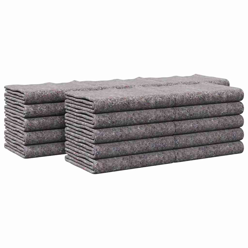 Κουβέρτες Μετακόμισης 25 pcs Γκρι 150 x 200 cm ύφασμα - Pakobazaar