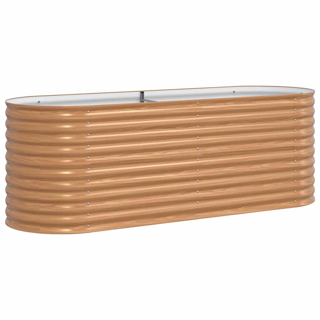 Ανεβασμένο Κρεβάτι Καφέ 240 x 80 x 81 cm Ατσάλι - Pakobazaar