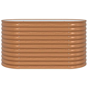Ανεβασμένο Κρεβάτι Καφέ 160 x 80 x 81 cm Ατσάλι - Pakobazaar