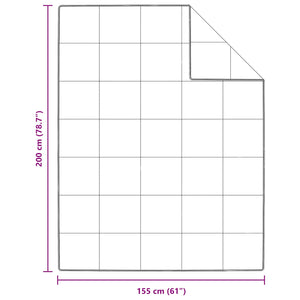 Χειμερινό Παπλωματοθήκη με μαξιλάρι 2 τεμ. Λευκό Φτέρος