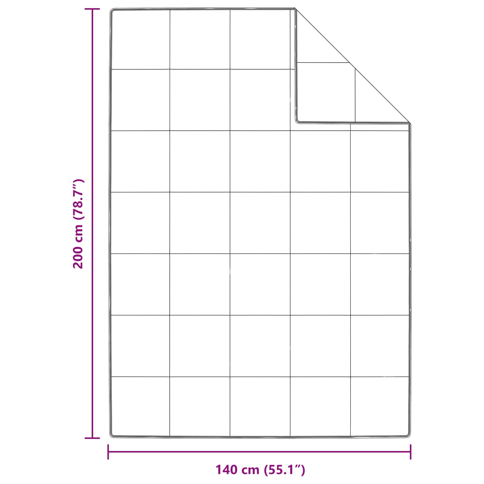 Καλοκαιρινό Παπλωματοθήκη με μαξιλάρι 2 pcs Λευκό Φτέρος - Pakobazaar