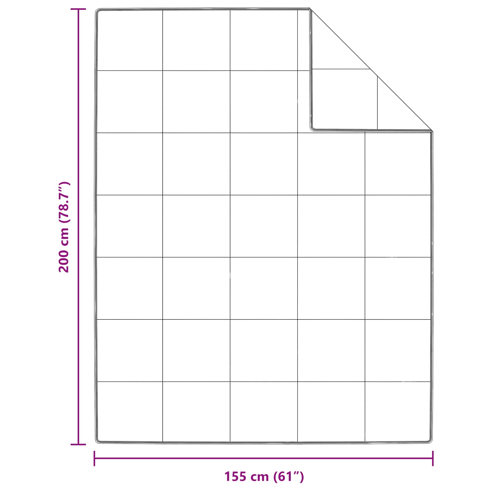 Καλοκαιρινό Παπλωματοθήκη με μαξιλάρι 2 pcs Λευκό Φτέρος