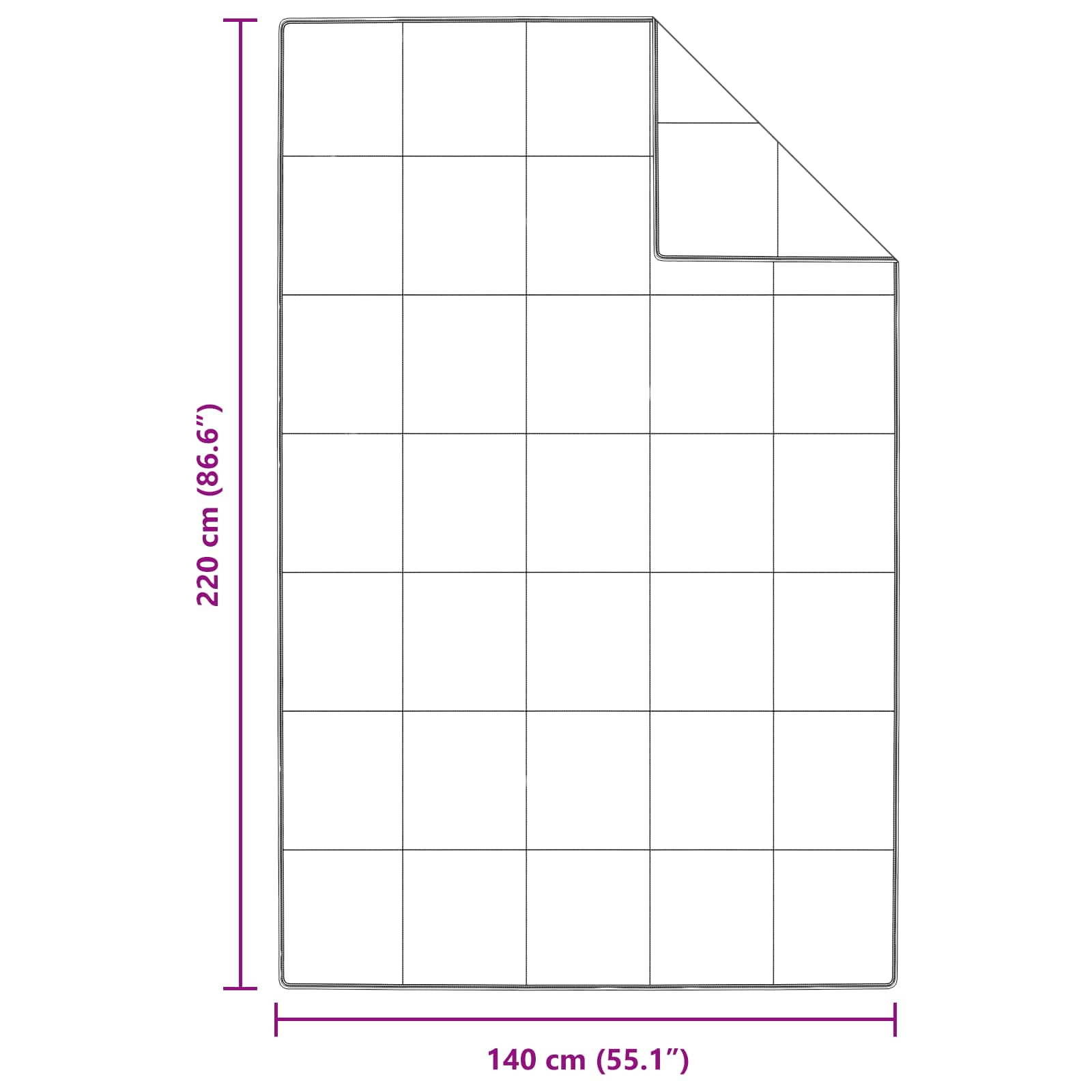 Χειμερινό Παπλωματοθήκη με μαξιλάρι 2 pcs Λευκό Φτέρος